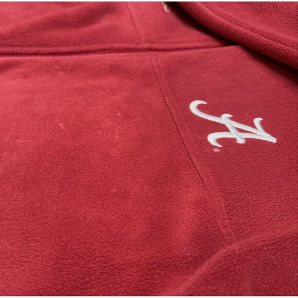 Columbia Alabama Crimson Tide Jacket Mens Large‎ Red Zip Fleece Embroidered Logo - Picture 7 of 13